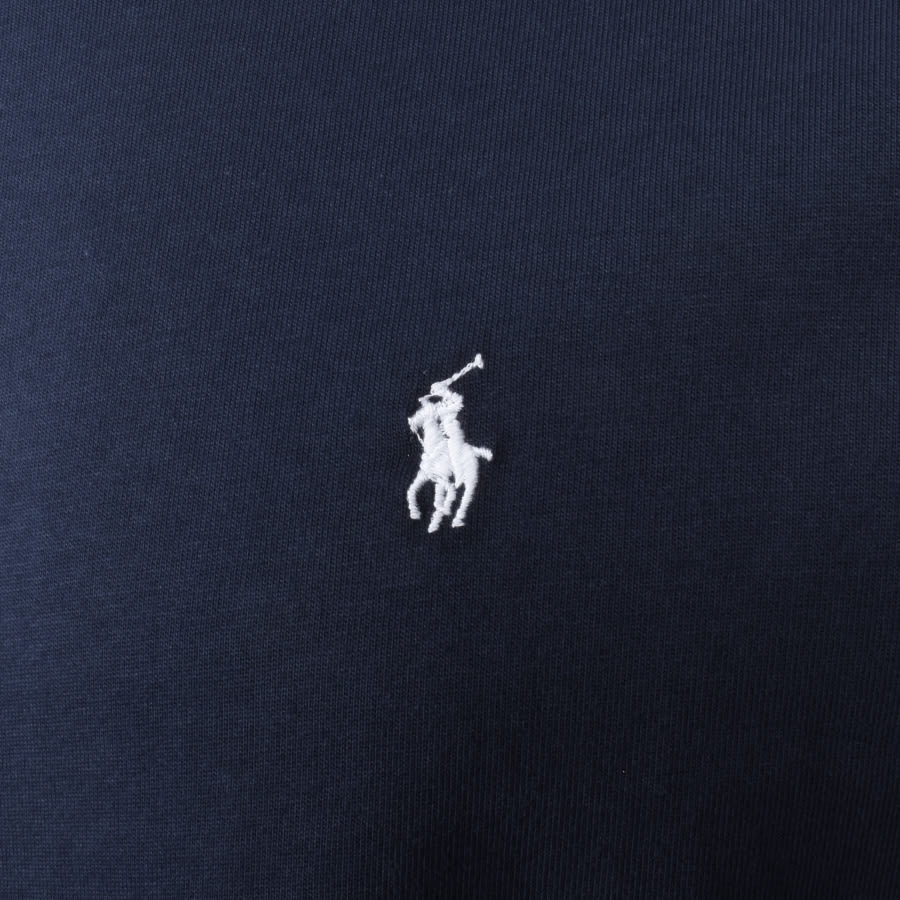 Alternative Image for ProductRalph Lauren Long Sleeved Crew Neck T Shirt Navy3